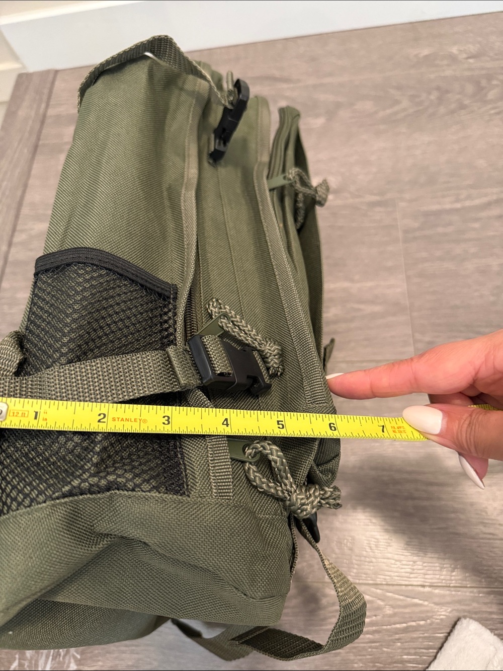 Olive Green Tactical Backpack - Picture 8 of 9